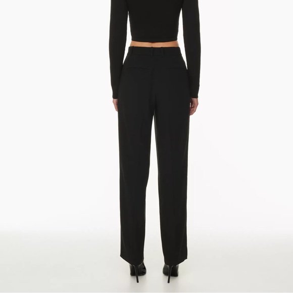 NWOT Aritzia Genesis Pant Size 8 Black - Picture 3 of 3